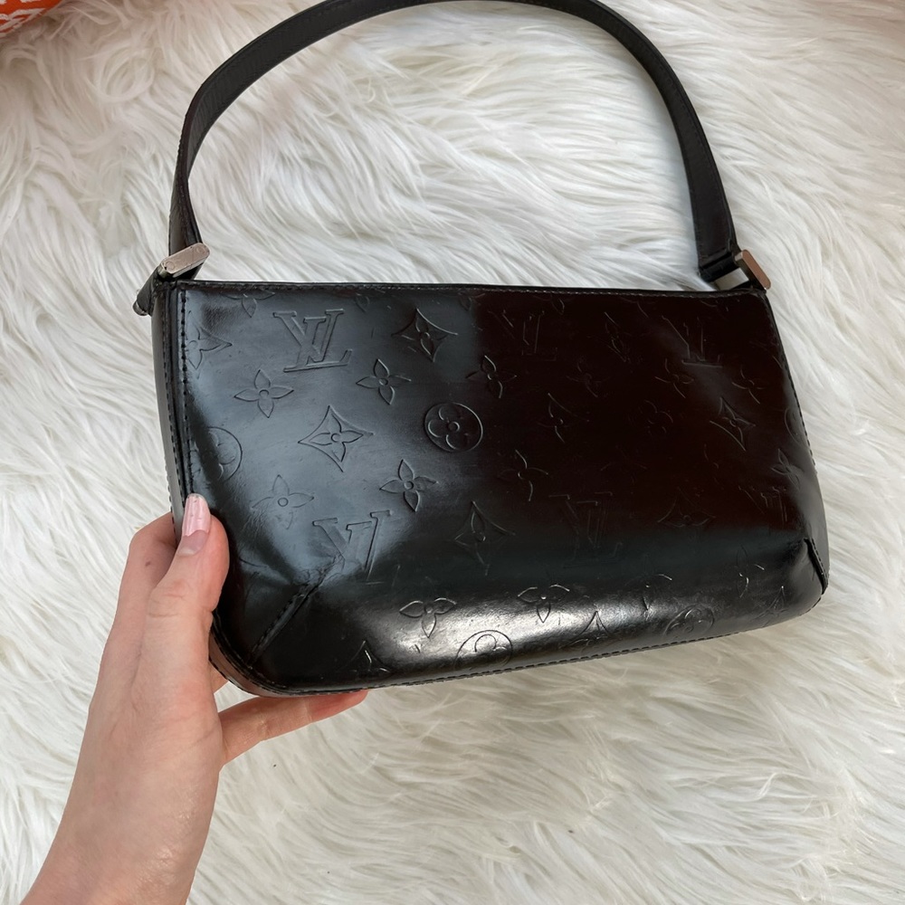 Louis Vuitton vernis black shoulder bag mat fowler - Picture 10 of 15
